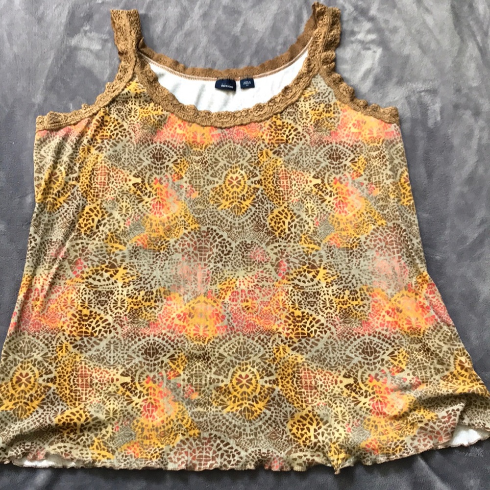 Basic Editions Ladies Lace Camisole/Tank